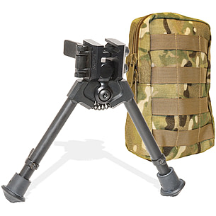 Versa-Pod 300 Series BattlePack Bipod Pan Tilt with Pouch FREE S&H 360-923,  360-924. Versa-Pod Bipods.