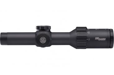 Sig Sauer Tango6 Rifle Scope, 1-6X24mm, 30mm, FFP, 300 Blackout Horseshoe Dot Illuminated Reticle, Black, SOT61112