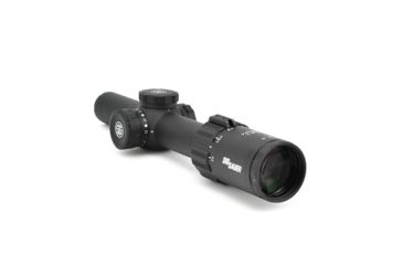 Sig Sauer Tango6 Rifle Scope, 1-6X24mm, 30mm, FFP, 5.56/7.62 Horseshoe Dot Illuminatedinated Reticle, Black, SOT61111