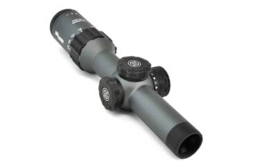 Sig Sauer Tango6 Rifle Scope, 1-6X24mm, 30mm, SFP, HellFire TriPlex Illuminated Reticle, Graphite, SOT61015
