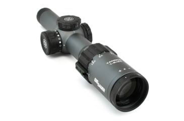Sig Sauer Tango6 Rifle Scope, 1-6X24mm, 30mm, SFP, HellFire TriPlex Illuminated Reticle, Graphite, SOT61015