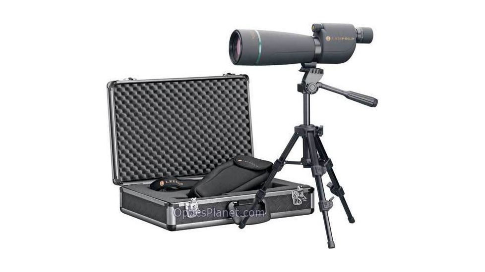 Leupold Green Ring Sequoia 2060x80mm Angled Spotting Scope w/ 45 deg