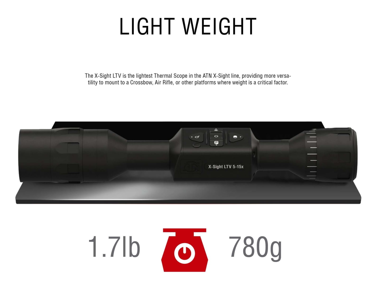 ATN X-Sight LTV 5-15x Day/Night Hunting Rifle Scope FREE S&H