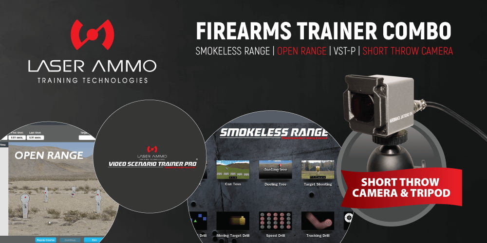 Laser Ammo Smokeless Range ShortThrow Firearms Trainer Combo FREE S&H