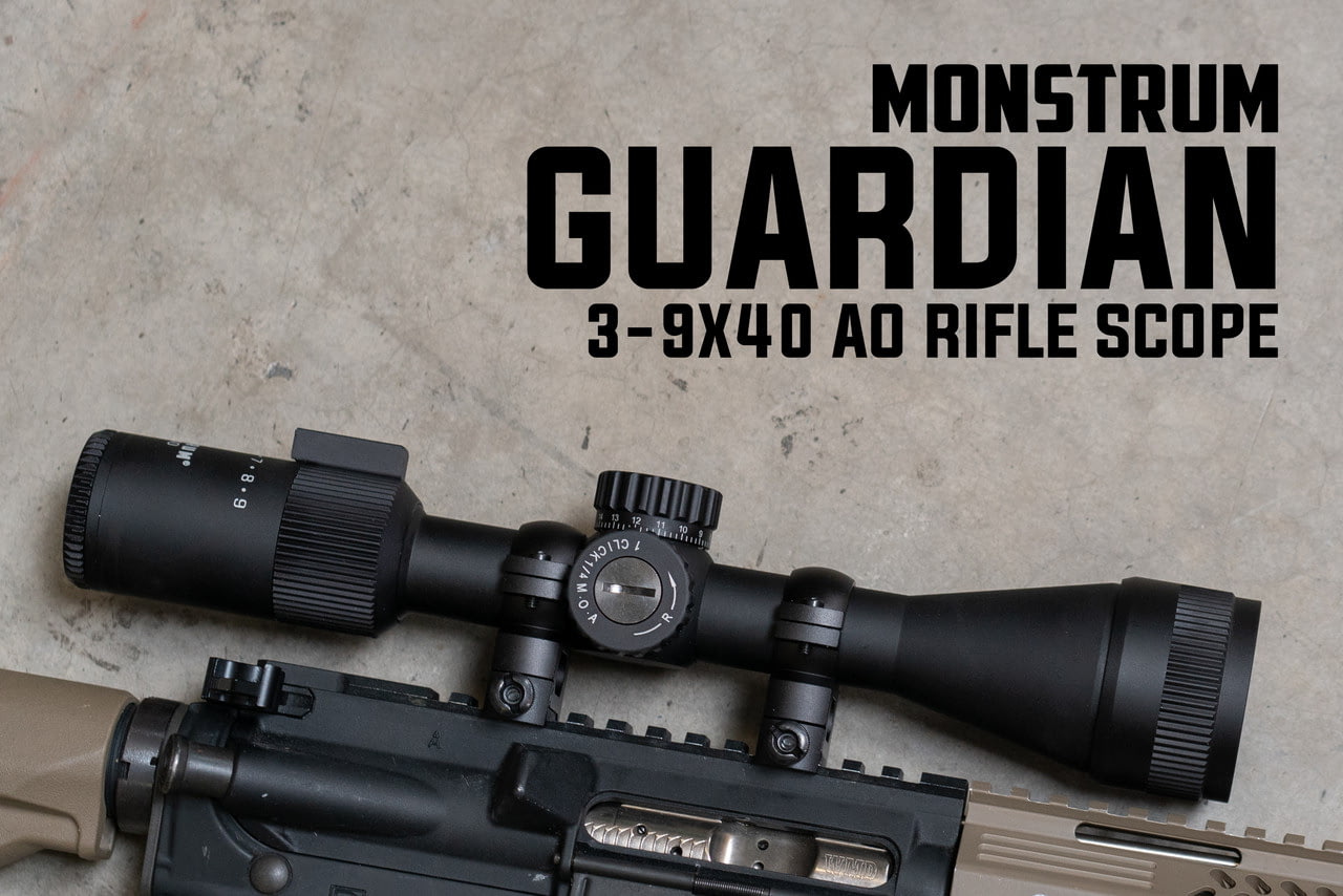 Monstrum Guardian 39x32mm AO Rifle Scope FREE S&H SG3932AOB. Monstrum