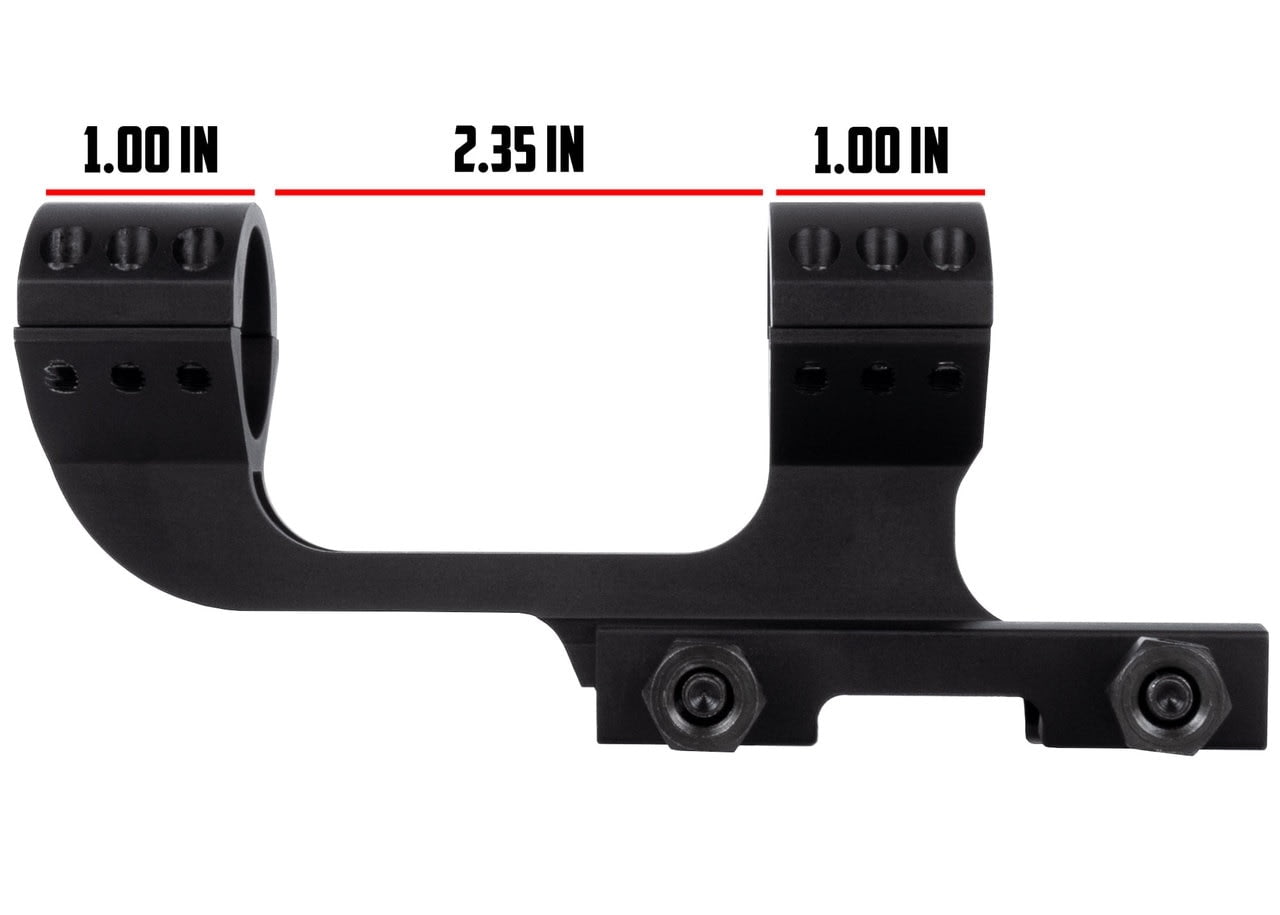 Monstrum HSeries Cantilever Offset Picatinny Scope Mount MH253B